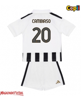 Juventus Andrea Cambiaso #20 Echipament de Fotbal Replică 2026-27 Copii Acasa (+ Șorturi)